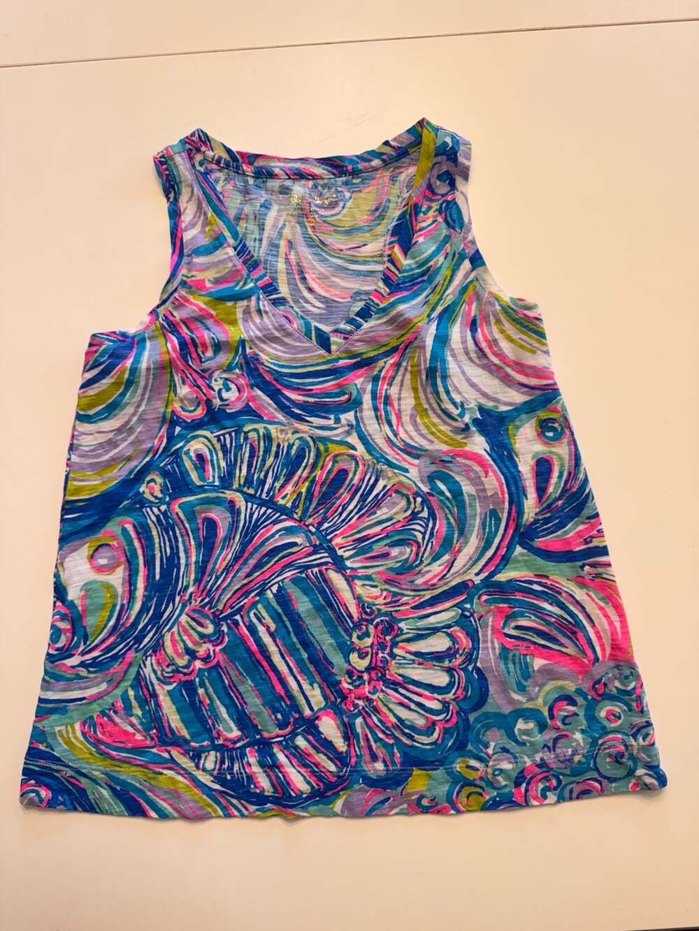 Lilly Pulitzer Jaylynne Tank Top in Gillty Pleasure